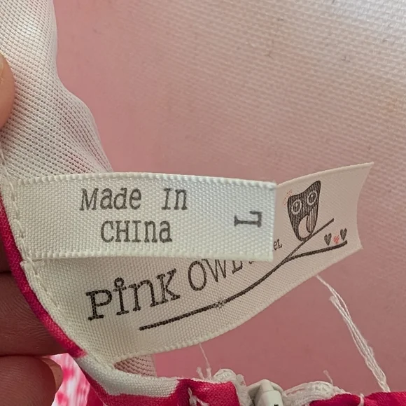 Pink Owl Vibrant Pink and White Floral Skirt - Picture 4 of 5